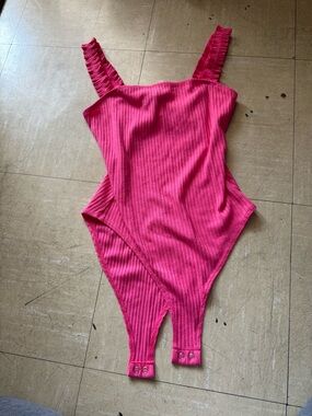 Forever 21 Hot Pink Bodysuit